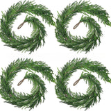 Maxbell Christmas Greenery Garland Party Xmas Stairs Artificial Norfolk Pine Garland 150cm
