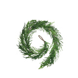 Maxbell Christmas Greenery Garland Party Xmas Stairs Artificial Norfolk Pine Garland 180cm