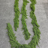 Maxbell Christmas Greenery Garland Party Xmas Stairs Artificial Norfolk Pine Garland 180cm