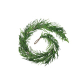 Maxbell Christmas Greenery Garland Party Xmas Stairs Artificial Norfolk Pine Garland 270cm