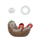 Maxbell Hedgehog Tape Dispenser Funny Resin Desk Tape Holder for Home Desktop Office
