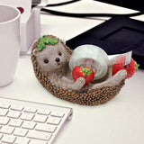 Maxbell Hedgehog Tape Dispenser Funny Resin Desk Tape Holder for Home Desktop Office