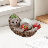 Maxbell Hedgehog Tape Dispenser Funny Resin Desk Tape Holder for Home Desktop Office