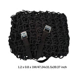 Maxbell Cargo Net High Performance Truck Bed Cargo Mesh Organizer for Trunk Auto SUV 1.2x0.8x1 m