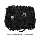 Maxbell Cargo Net High Performance Truck Bed Cargo Mesh Organizer for Trunk Auto SUV 1.2x0.8x1.6 m