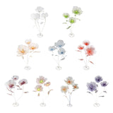 Maxbell Giant Artificial Flower Backdrop Wedding Decoration for Home Outdoor Mariage White