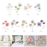 Maxbell Giant Artificial Flower Backdrop Wedding Decoration for Home Outdoor Mariage White