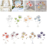 Maxbell Giant Artificial Flower Backdrop Wedding Decoration for Home Outdoor Mariage White