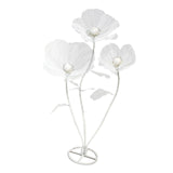 Maxbell Giant Artificial Flower Backdrop Wedding Decoration for Home Outdoor Mariage White