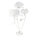 Maxbell Giant Artificial Flower Backdrop Wedding Decoration for Home Outdoor Mariage White