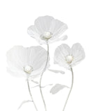 Maxbell Giant Artificial Flower Backdrop Wedding Decoration for Home Outdoor Mariage White