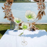 Maxbell Giant Artificial Flower Backdrop Wedding Decoration for Home Outdoor Mariage Gradient Green