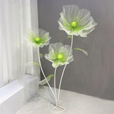 Maxbell Giant Artificial Flower Backdrop Wedding Decoration for Home Outdoor Mariage Gradient Green