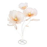 Maxbell Giant Artificial Flower Backdrop Wedding Decoration for Home Outdoor Mariage Gradient Champagne