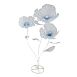 Maxbell Giant Artificial Flower Backdrop Wedding Decoration for Home Outdoor Mariage Gradient Blue