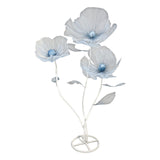 Maxbell Giant Artificial Flower Backdrop Wedding Decoration for Home Outdoor Mariage Gradient Blue