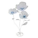 Maxbell Giant Artificial Flower Backdrop Wedding Decoration for Home Outdoor Mariage Gradient Blue