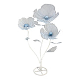 Maxbell Giant Artificial Flower Backdrop Wedding Decoration for Home Outdoor Mariage Gradient Blue