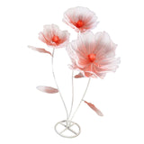 Maxbell Giant Artificial Flower Backdrop Wedding Decoration for Home Outdoor Mariage Gradient Red