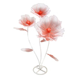 Maxbell Giant Artificial Flower Backdrop Wedding Decoration for Home Outdoor Mariage Gradient Red