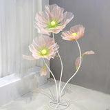 Maxbell Giant Artificial Flower Backdrop Wedding Decoration for Home Outdoor Mariage Gradient Pink