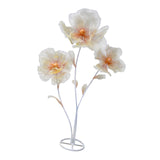 Maxbell Giant Artificial Flower Backdrop Wedding Decoration for Home Outdoor Mariage Gradient Orange