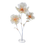 Maxbell Giant Artificial Flower Backdrop Wedding Decoration for Home Outdoor Mariage Gradient Orange