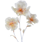 Maxbell Giant Artificial Flower Backdrop Wedding Decoration for Home Outdoor Mariage Gradient Orange