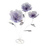 Maxbell Giant Artificial Flower Backdrop Wedding Decoration for Home Outdoor Mariage Gradient Purple