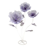 Maxbell Giant Artificial Flower Backdrop Wedding Decoration for Home Outdoor Mariage Gradient Purple