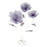 Maxbell Giant Artificial Flower Backdrop Wedding Decoration for Home Outdoor Mariage Gradient Purple