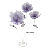 Maxbell Giant Artificial Flower Backdrop Wedding Decoration for Home Outdoor Mariage Gradient Purple