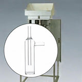 Maxbell 2xGlass Gas Sampling Bottle Experiment Tool Sturdy Apparatus Chemi Labware