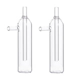 Maxbell 2xGlass Gas Sampling Bottle Experiment Tool Sturdy Apparatus Chemi Labware