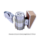 Maxbell Bee Hive Smoker Beginners Professional Galvanized Sheet Beekeeping Supplies