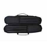 Maxbell Bamboo Flute Carrying Case Organizer Accessories with Shoulder Strap Handbag Coffee