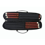 Maxbell Bamboo Flute Carrying Case Organizer Accessories with Shoulder Strap Handbag Coffee