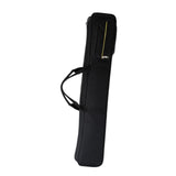 Maxbell Bamboo Flute Carrying Case Organizer Accessories with Shoulder Strap Handbag Black