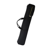 Maxbell Bamboo Flute Carrying Case Organizer Accessories with Shoulder Strap Handbag Black