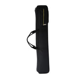 Maxbell Bamboo Flute Carrying Case Organizer Accessories with Shoulder Strap Handbag Black