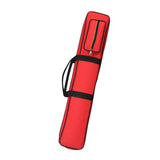 Maxbell Bamboo Flute Carrying Case Organizer Accessories with Shoulder Strap Handbag Red