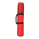 Maxbell Bamboo Flute Carrying Case Organizer Accessories with Shoulder Strap Handbag Red
