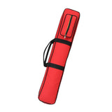 Maxbell Bamboo Flute Carrying Case Organizer Accessories with Shoulder Strap Handbag Red