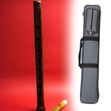Maxbell Bamboo Flute Carrying Case Organizer Accessories with Shoulder Strap Handbag Blue