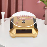 Maxbell Rotating Turntable Easy to Use for Showcase Photography Products Living Room Gold