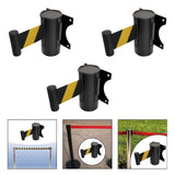 Maxbell Retractable Belt Barrier Wall Mount Caution Belt for School Office Warehouse 2m