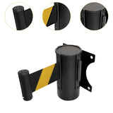 Maxbell Retractable Belt Barrier Wall Mount Caution Belt for School Office Warehouse 2m