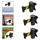 Maxbell Retractable Belt Barrier Wall Mount Caution Belt for School Office Warehouse 2m