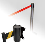 Maxbell Retractable Belt Barrier Wall Mount Caution Belt for School Office Warehouse 5m