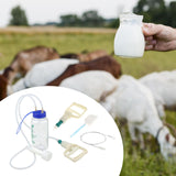 Maxbell Cow Milking Machine Handheld with Hand Pump Milking Equipment for Milk Plant Single Teat 1000ml